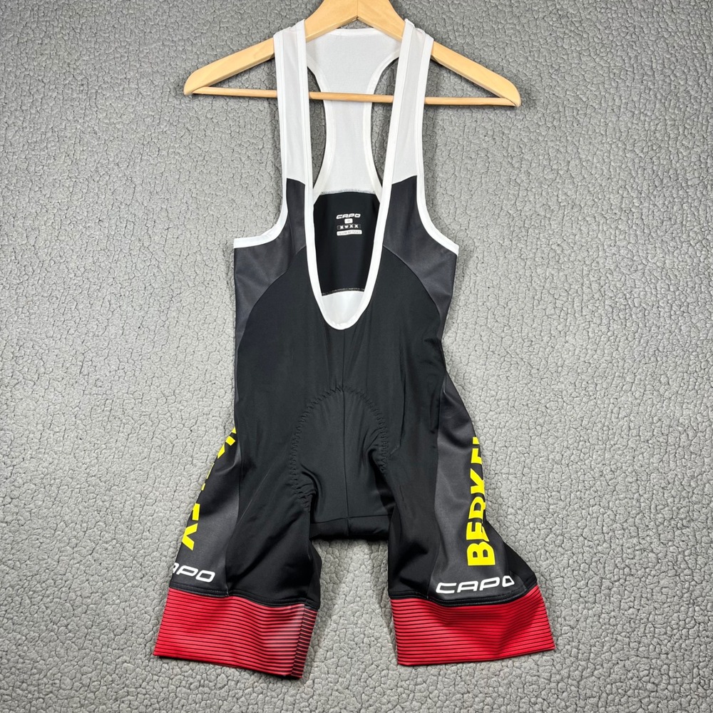 Capo Cycling Bib Shorts Men S Berkeley Cycling Padded Italy Black Sport